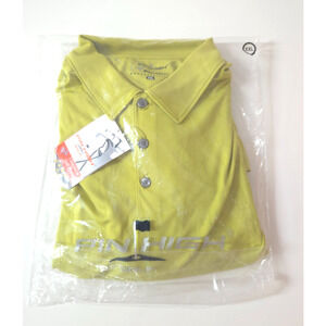 Pin High Swing High Tech Golf Polo GREEN SHIRT Men's XXL BIG MANS - 45 UVA NEW